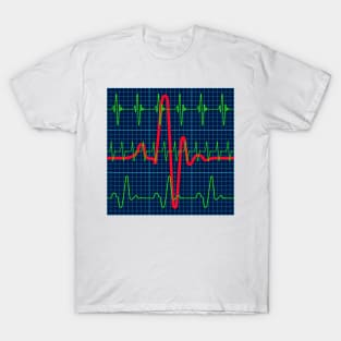 Cardiogram charts pattern T-Shirt